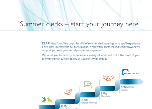 DLA Phillips Fox graduate brochure 2014